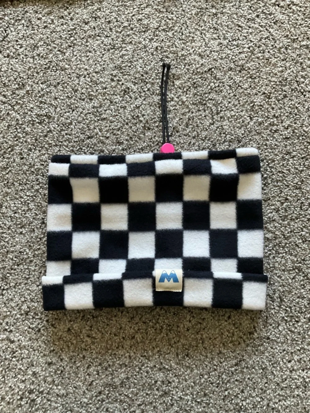 MabzThreads Checkered Fleece Hat Gaiter - Picture 3 of 3